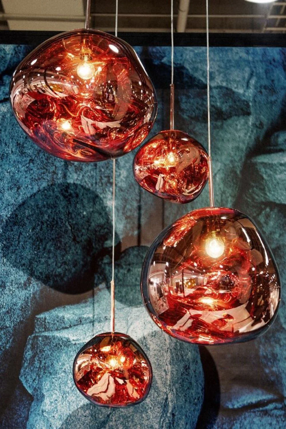 Multi Lava Round Chandelier - Image 135