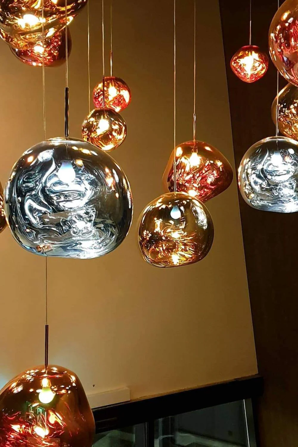 Multi Lava Round Chandelier - Image 136
