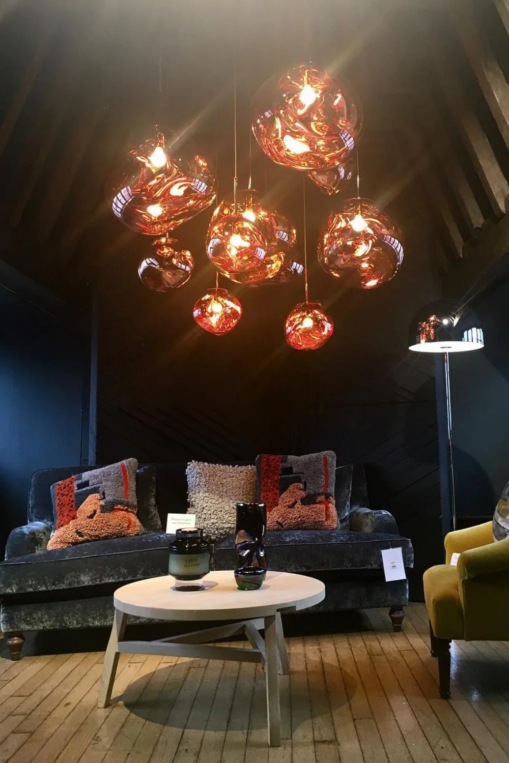 Multi Lava Round Chandelier - Image 141