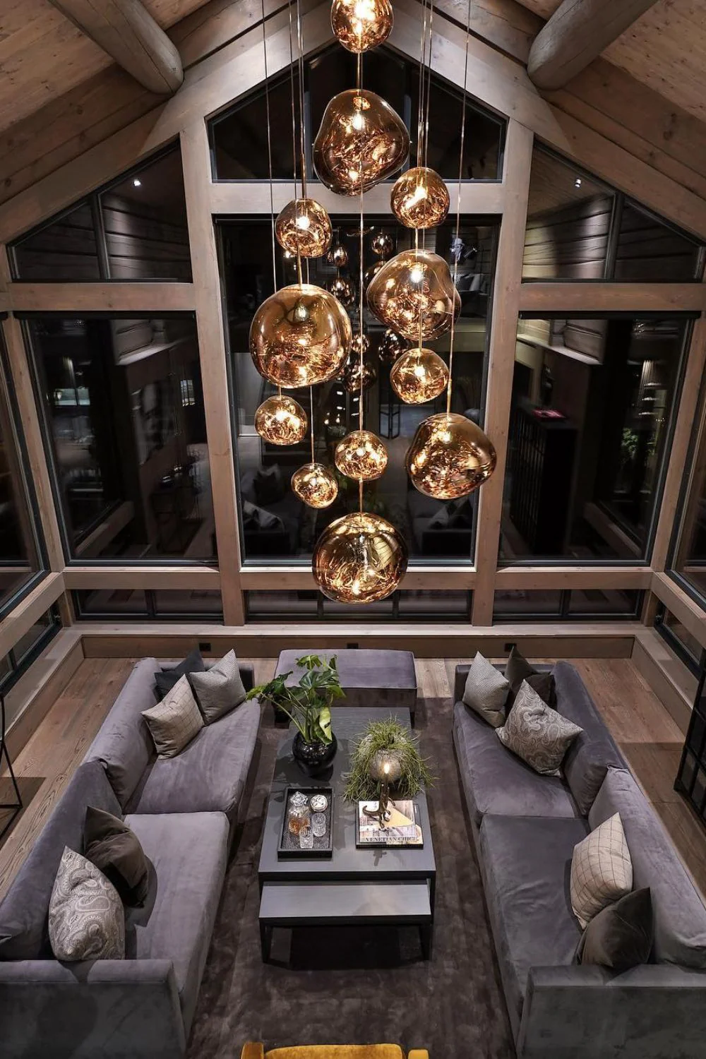 Multi Lava Round Chandelier - Image 142