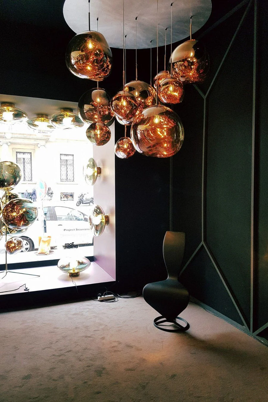 Multi Lava Round Chandelier - Image 149