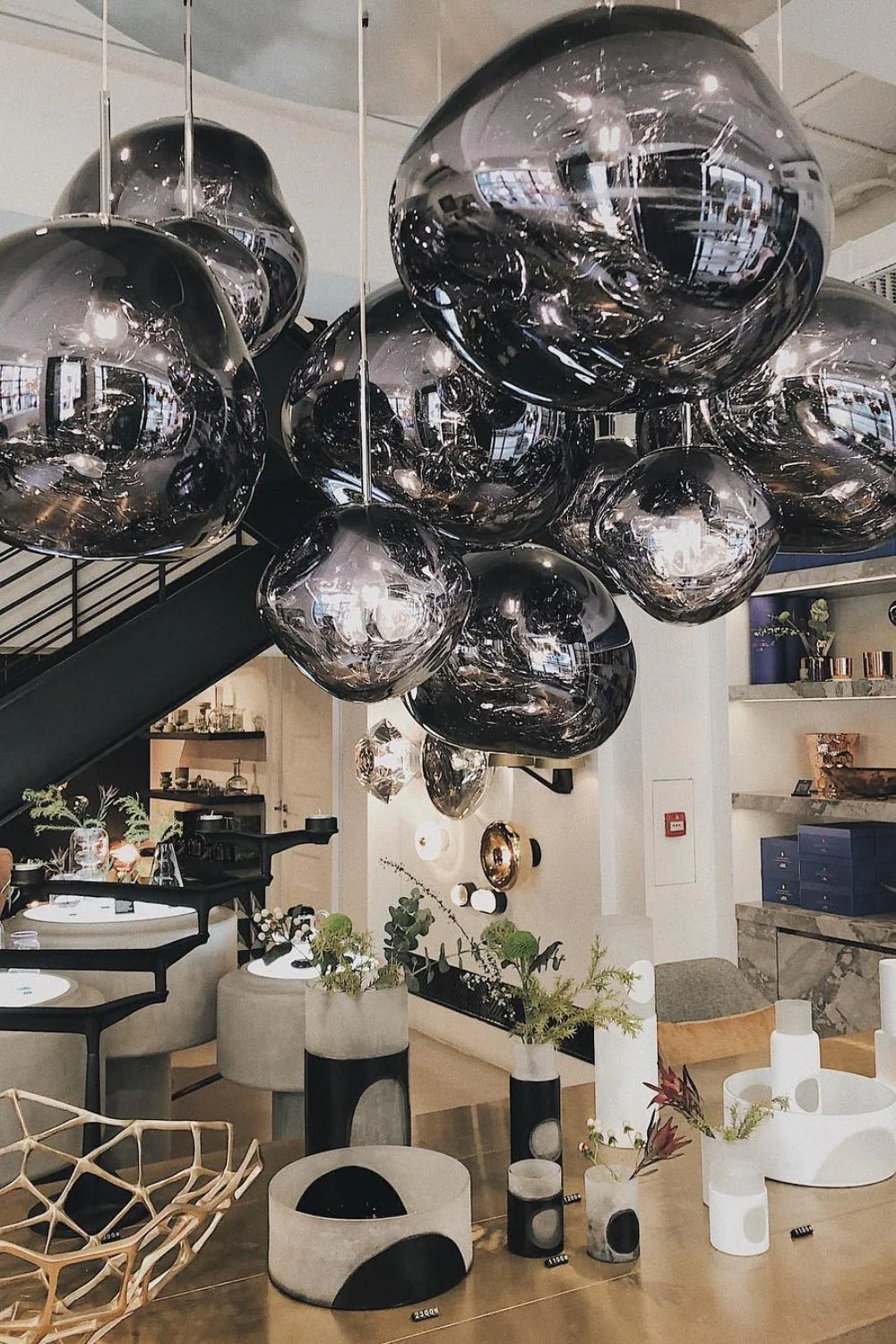 Multi Lava Round Chandelier - Image 150