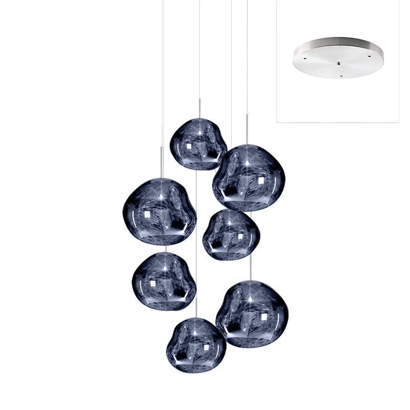 Multi Lava Round Chandelier - Image 164