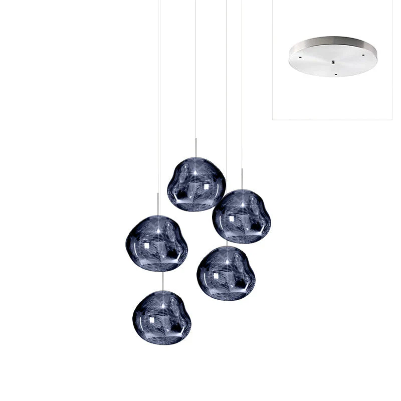 Multi Lava Round Chandelier - Image 167