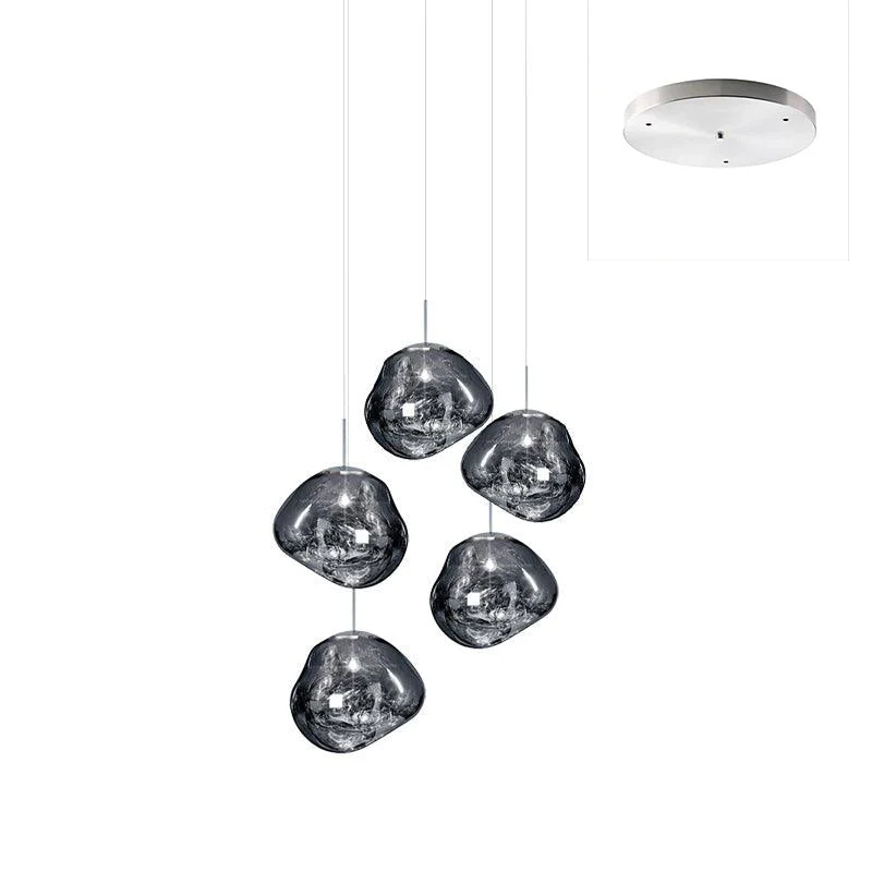 Multi Lava Round Chandelier - Image 172