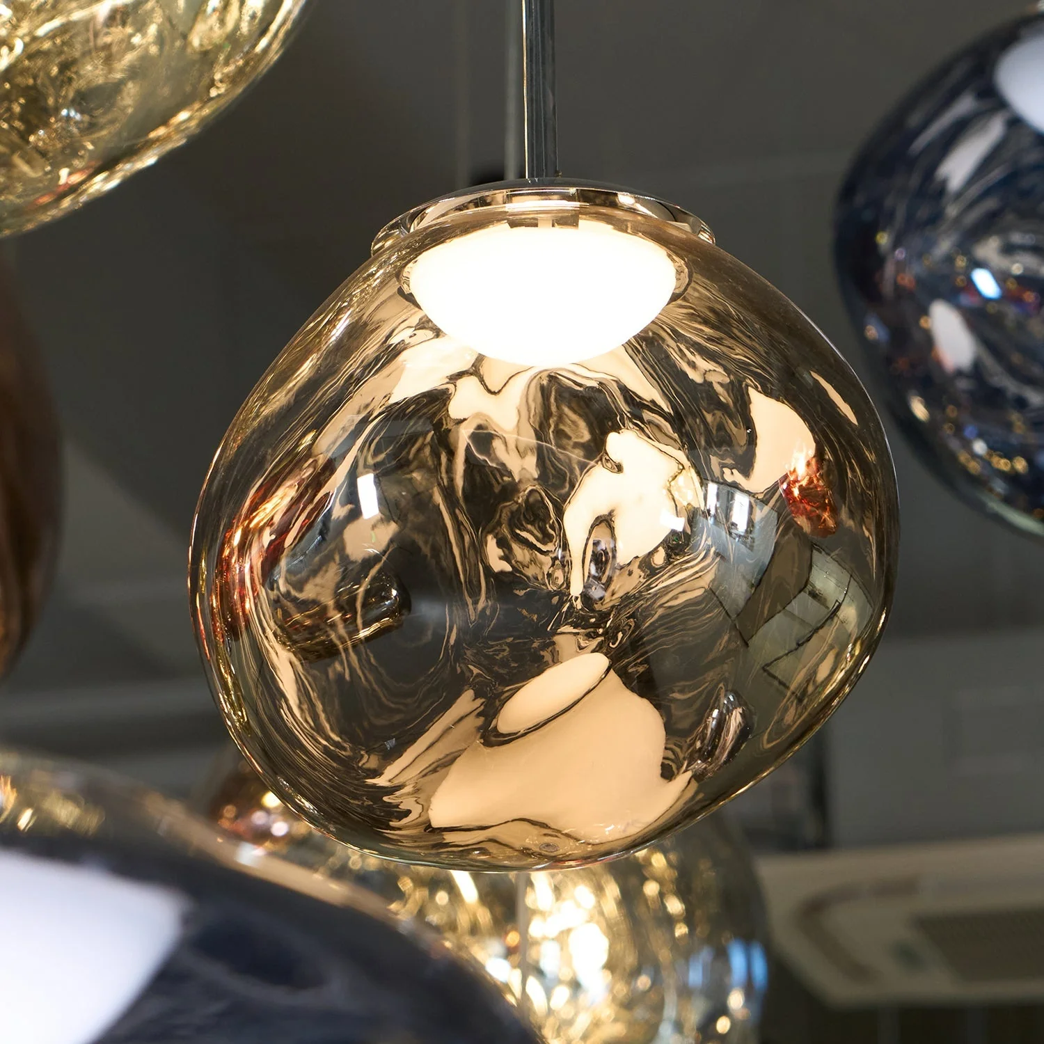 Multi Lava Round Chandelier - Image 174
