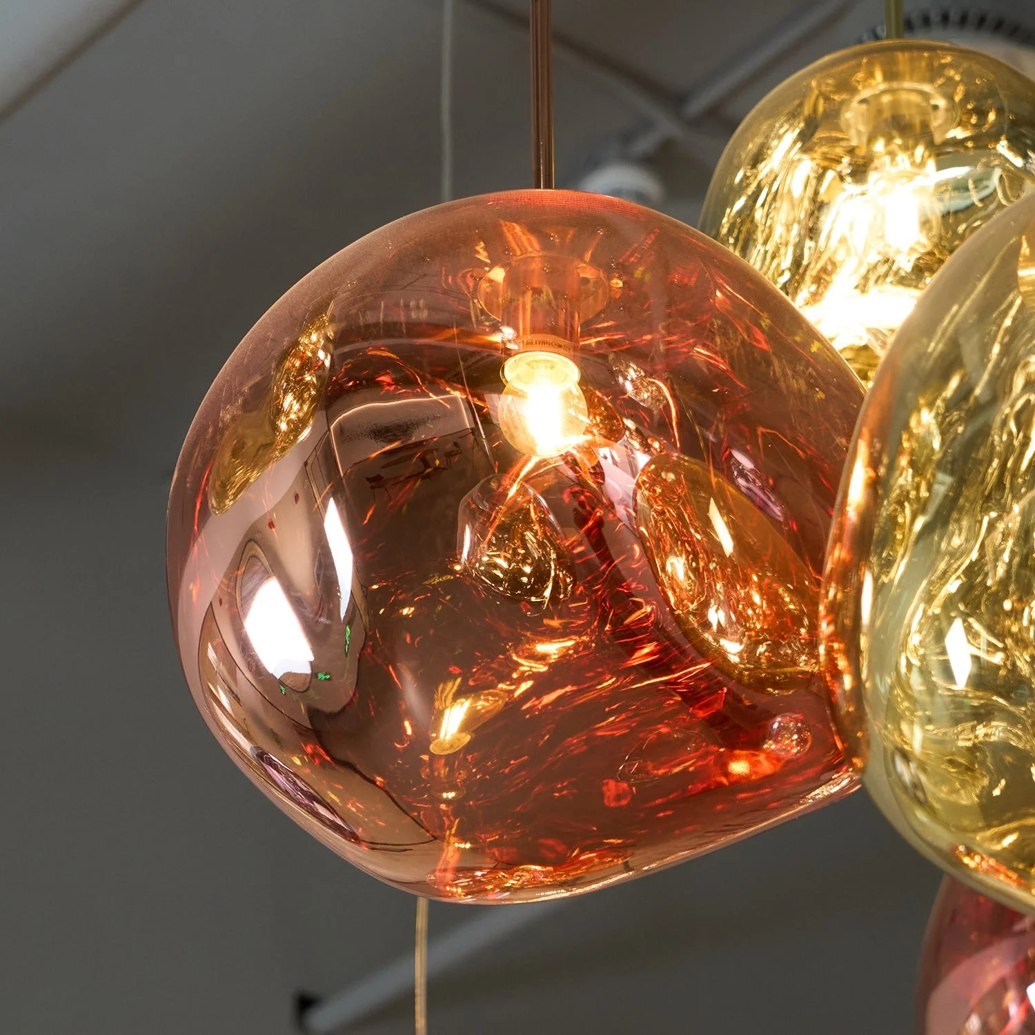 Multi Lava Round Chandelier - Image 175