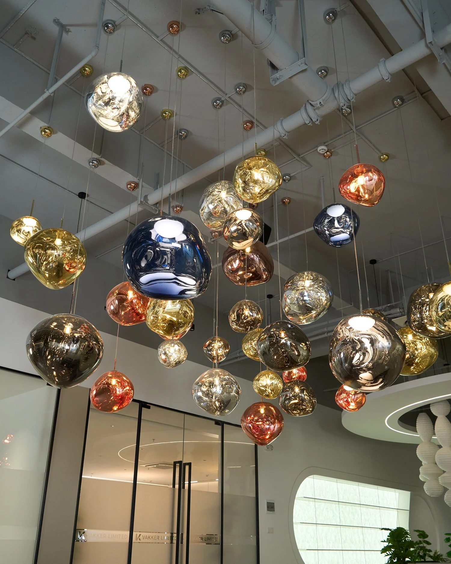 Multi Lava Round Chandelier - Image 176