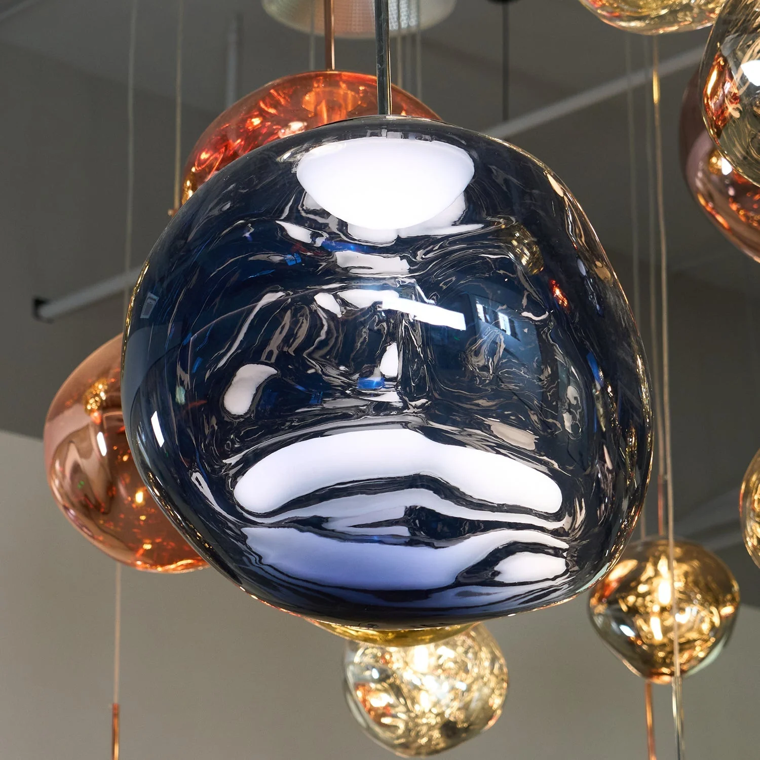 Multi Lava Round Chandelier - Image 177