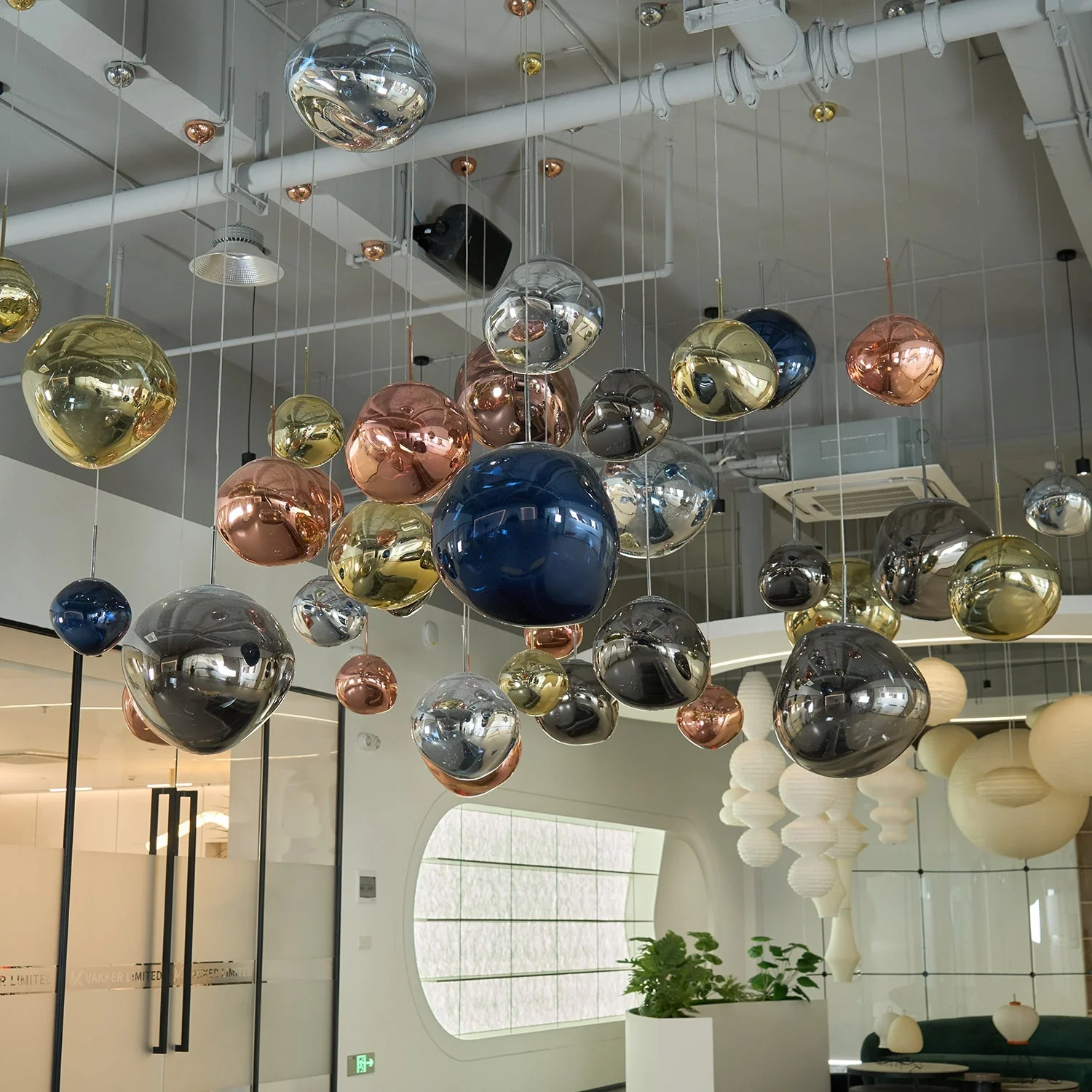 Multi Lava Round Chandelier - Image 178