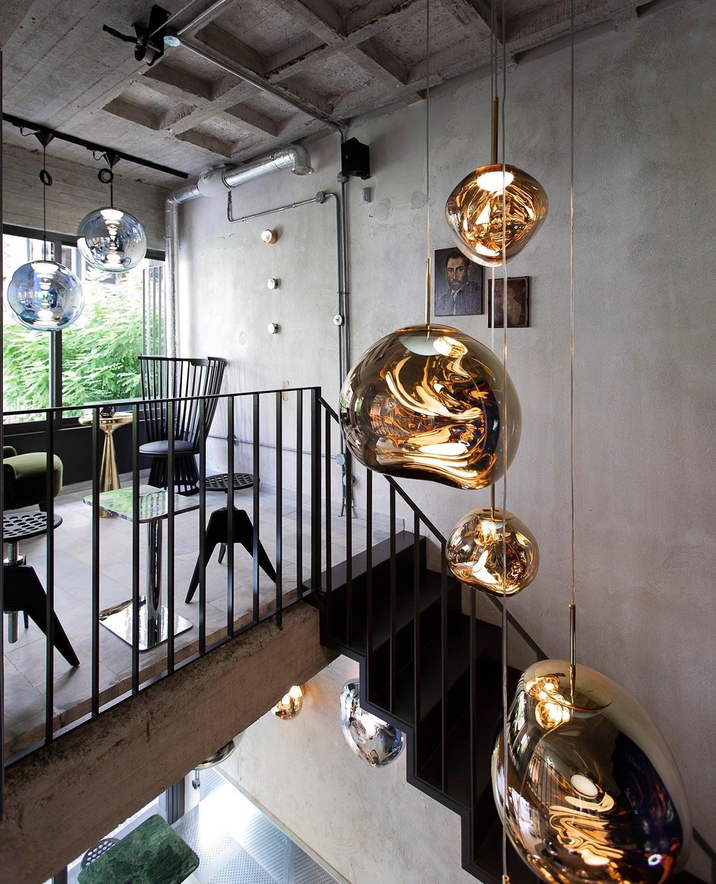 Multi Lava Round Chandelier - Image 21