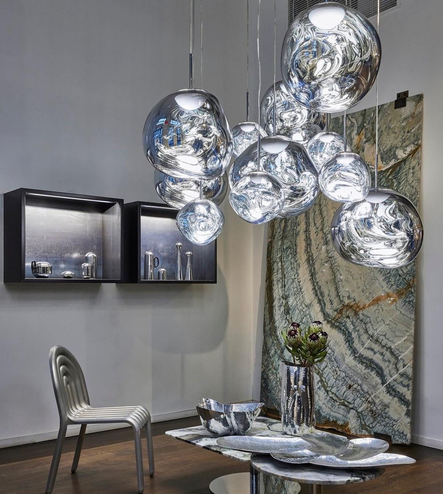 Multi Lava Round Chandelier - Image 27