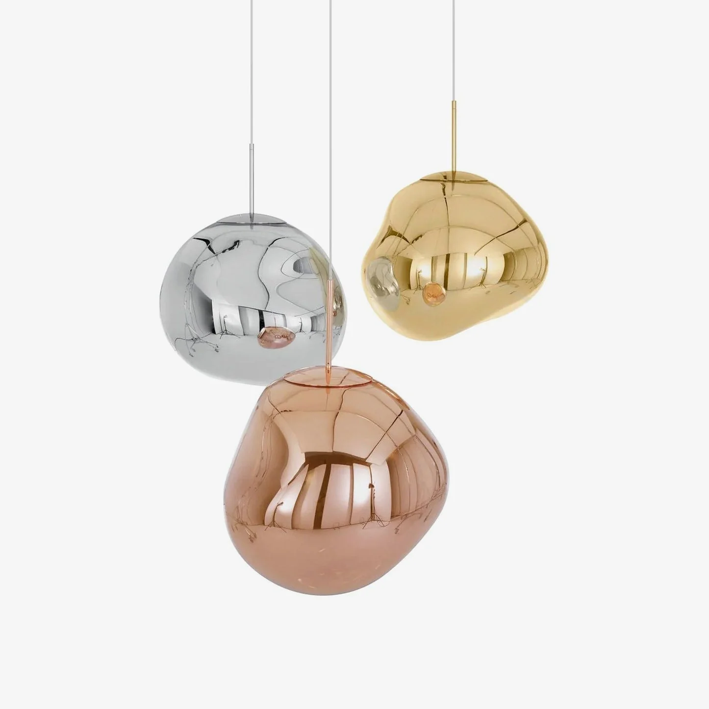 Multi Lava Round Chandelier - Image 3