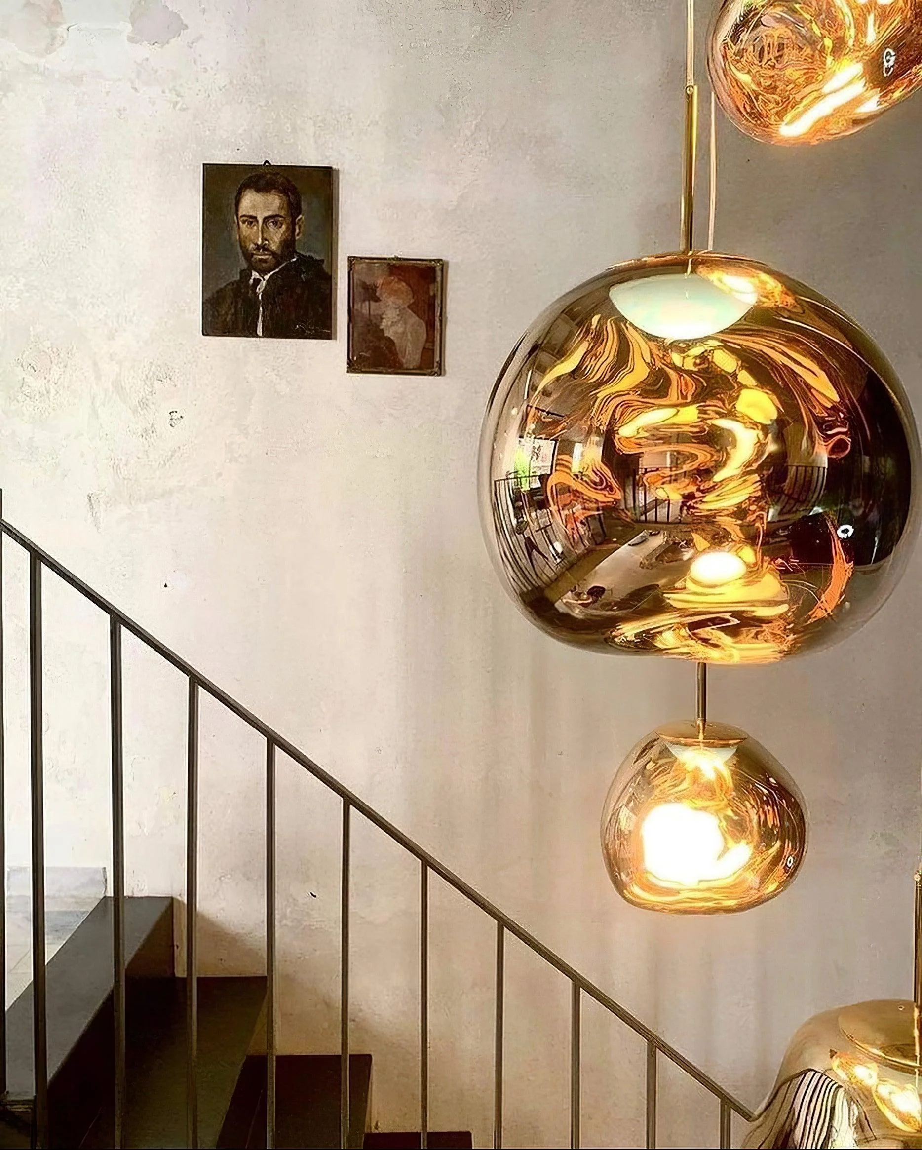 Multi Lava Round Chandelier - Image 31