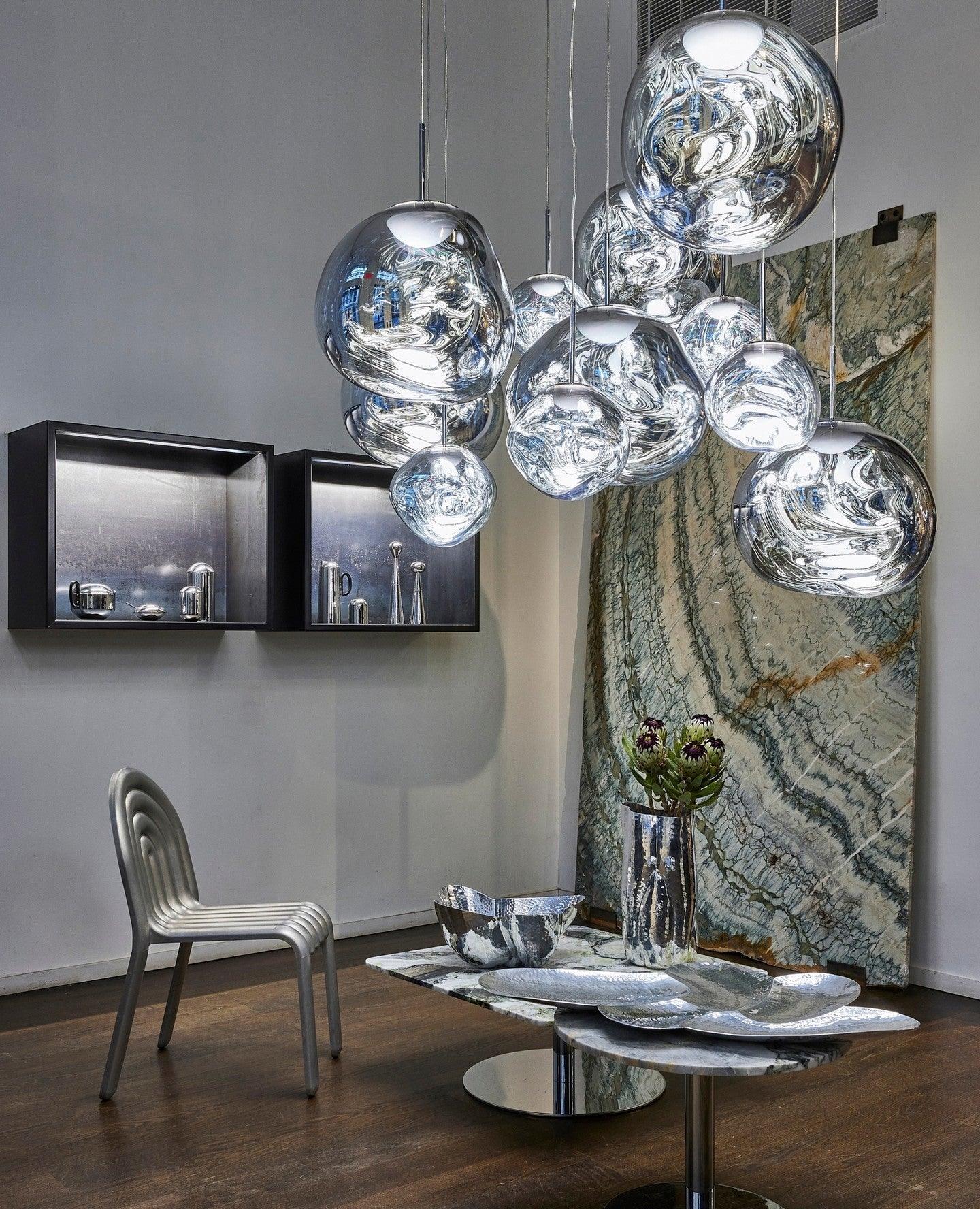 Multi Lava Round Chandelier - Image 38
