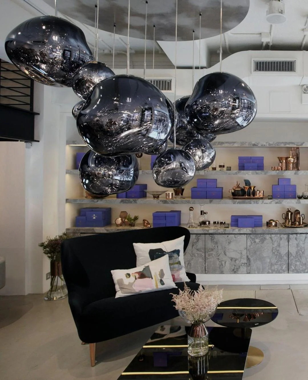 Multi Lava Round Chandelier - Image 41