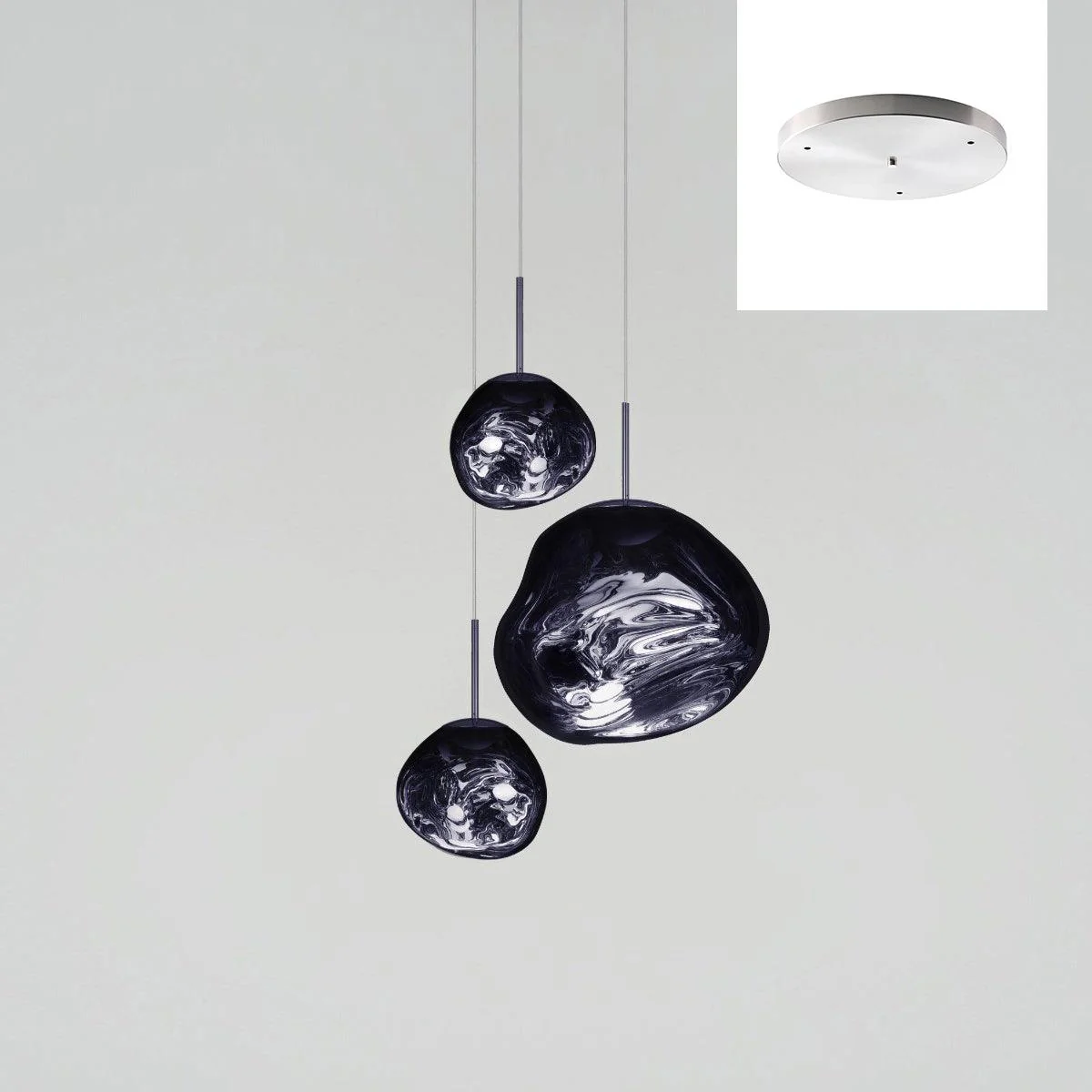 Multi Lava Round Chandelier - Image 48