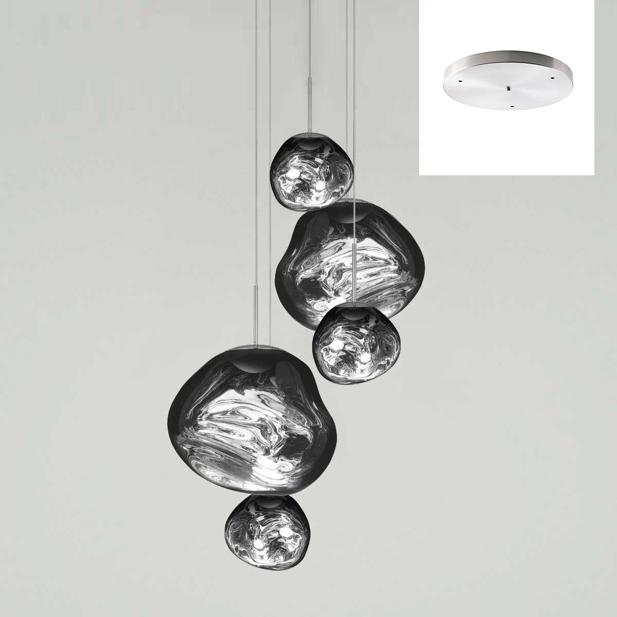 Multi Lava Round Chandelier - Image 50