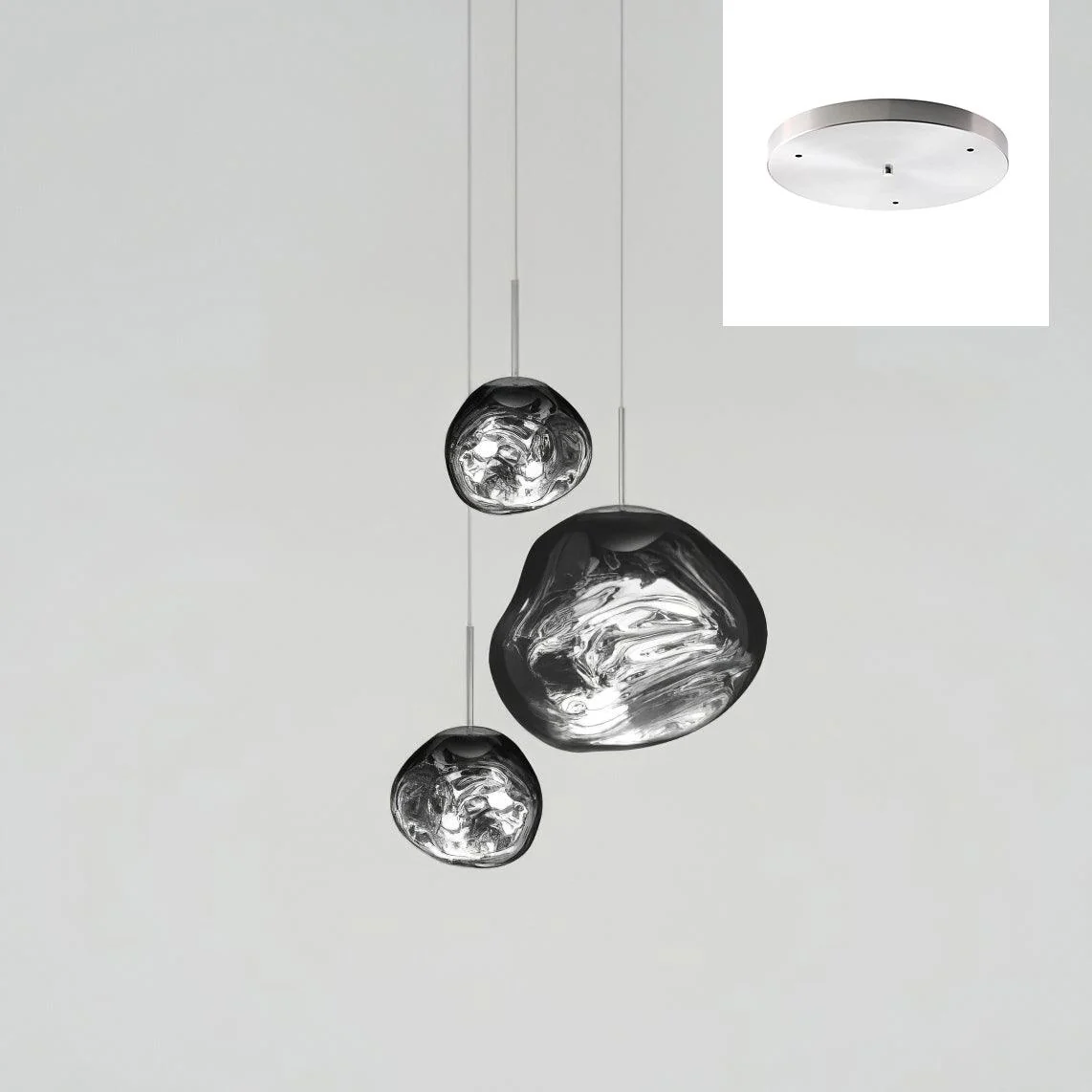 Multi Lava Round Chandelier - Image 51