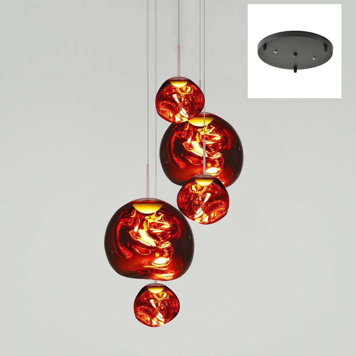 Multi Lava Round Chandelier - Image 58