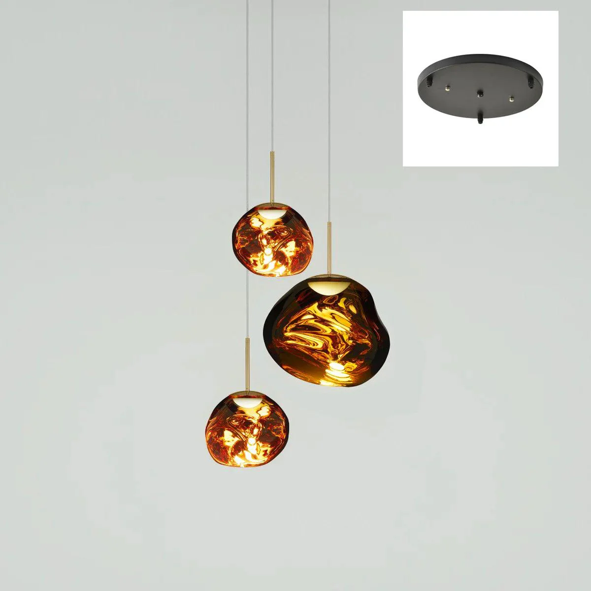 Multi Lava Round Chandelier - Image 80