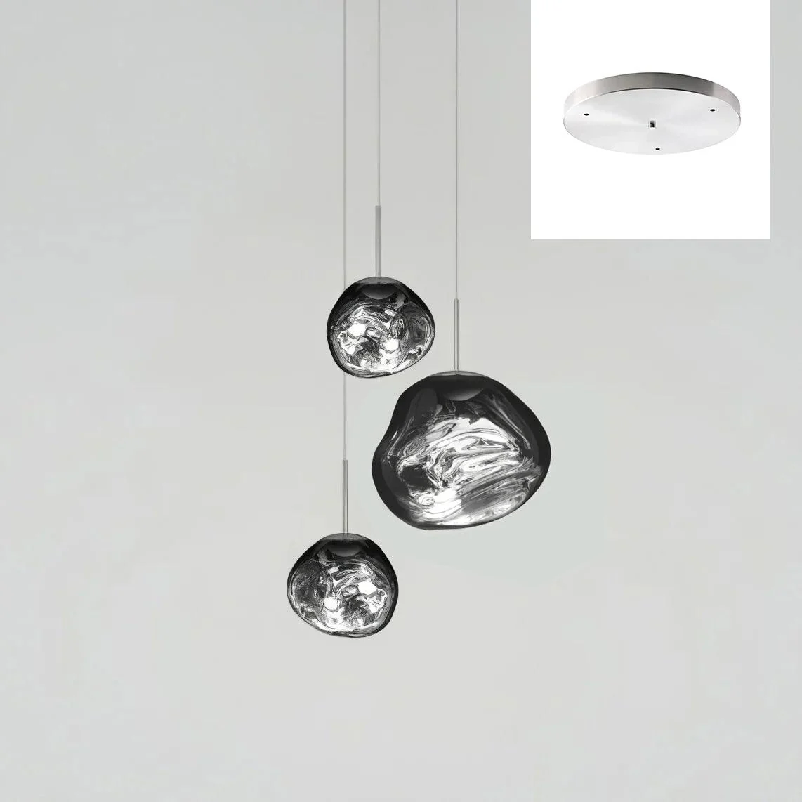 Multi Lava Round Chandelier - Image 82