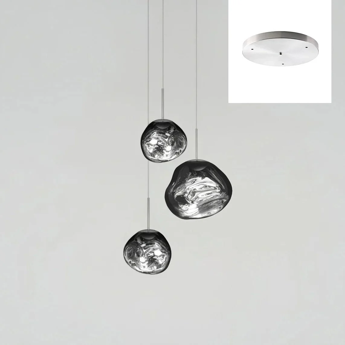 Multi Lava Round Chandelier - Image 83