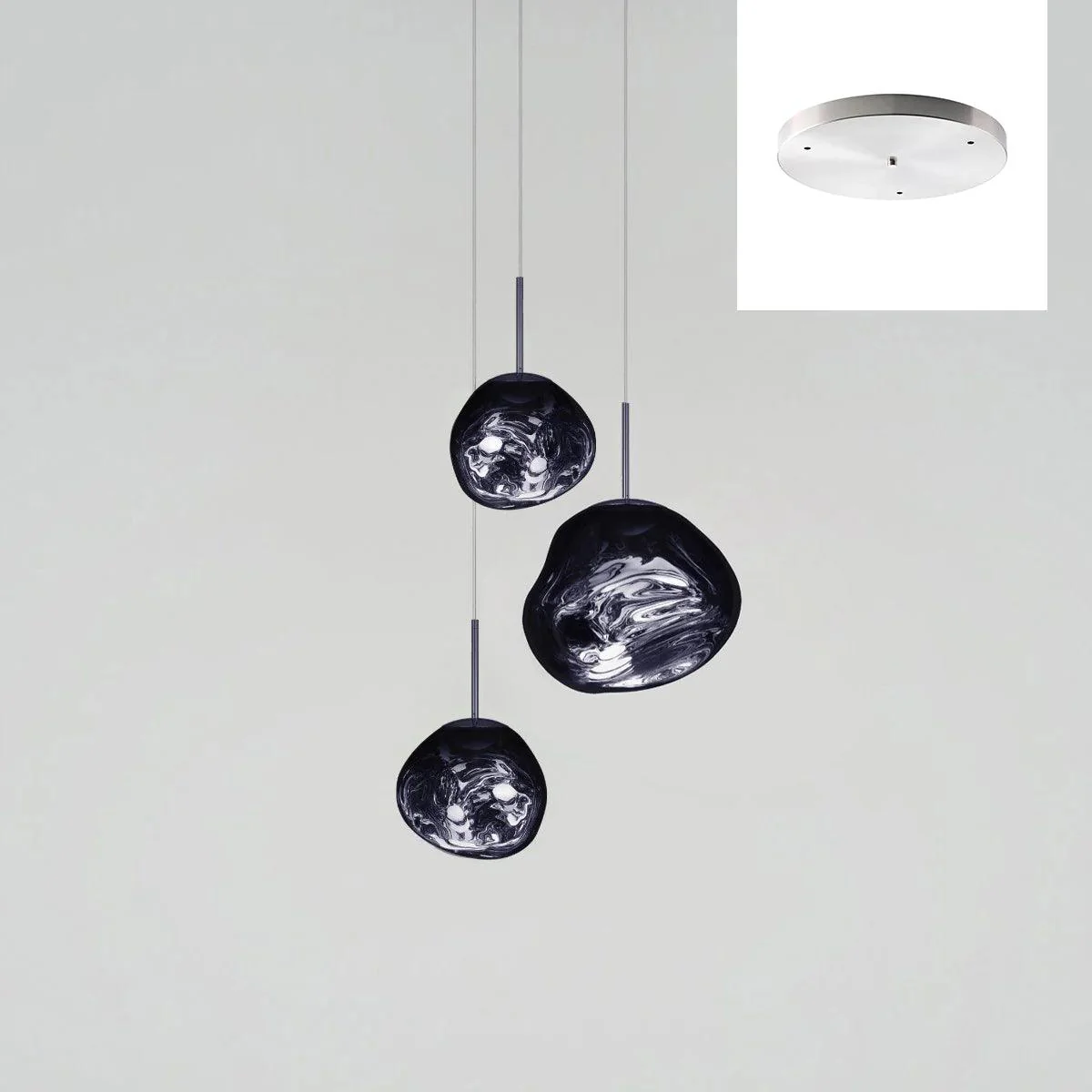 Multi Lava Round Chandelier - Image 84