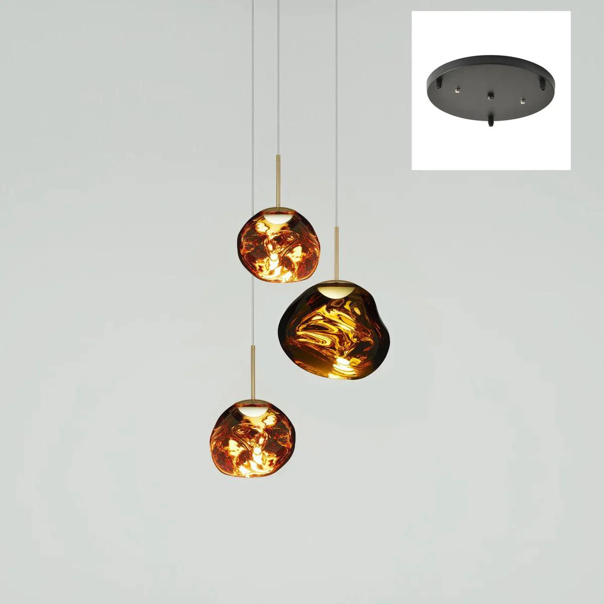 Multi Lava Round Chandelier - Image 85