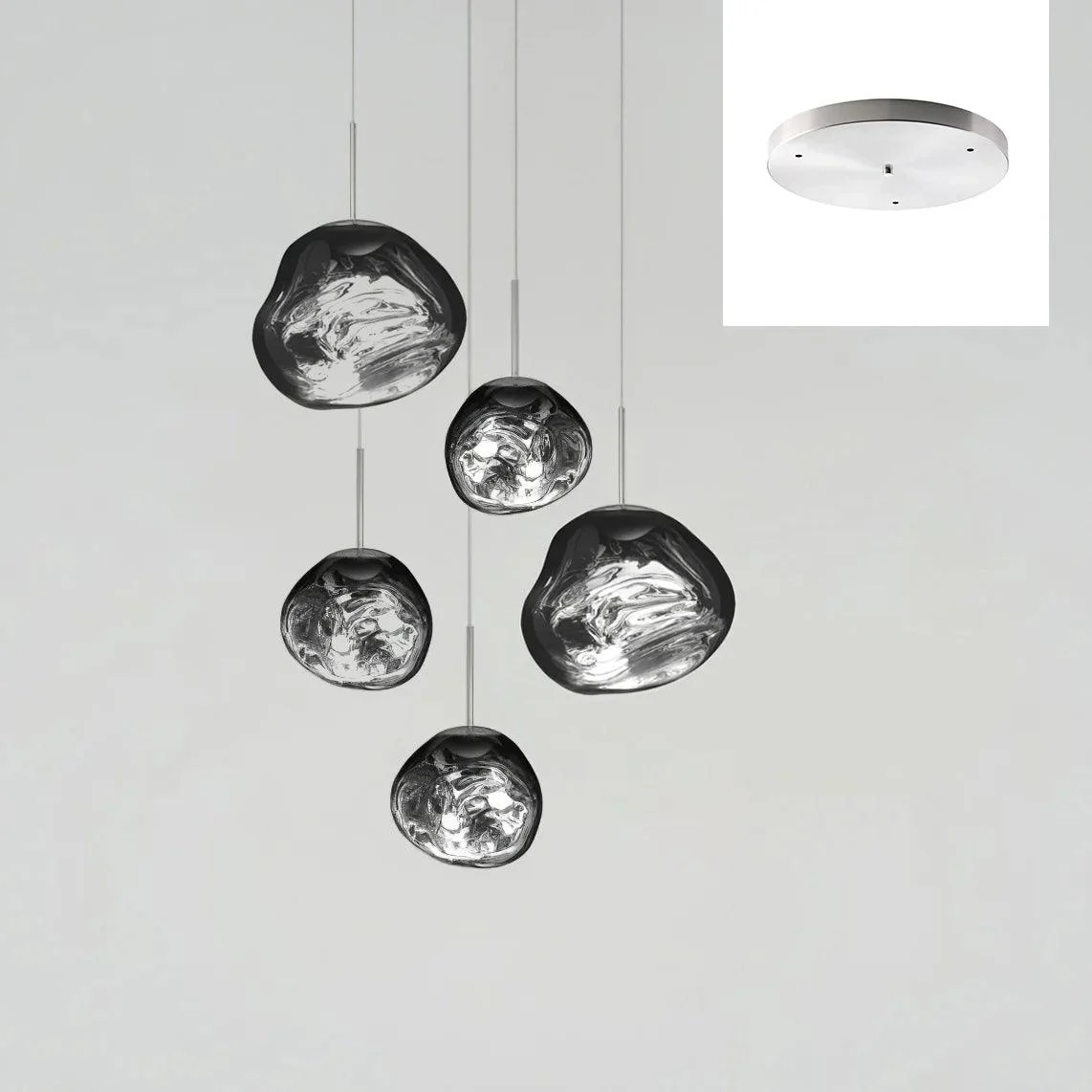 Multi Lava Round Chandelier - Image 90