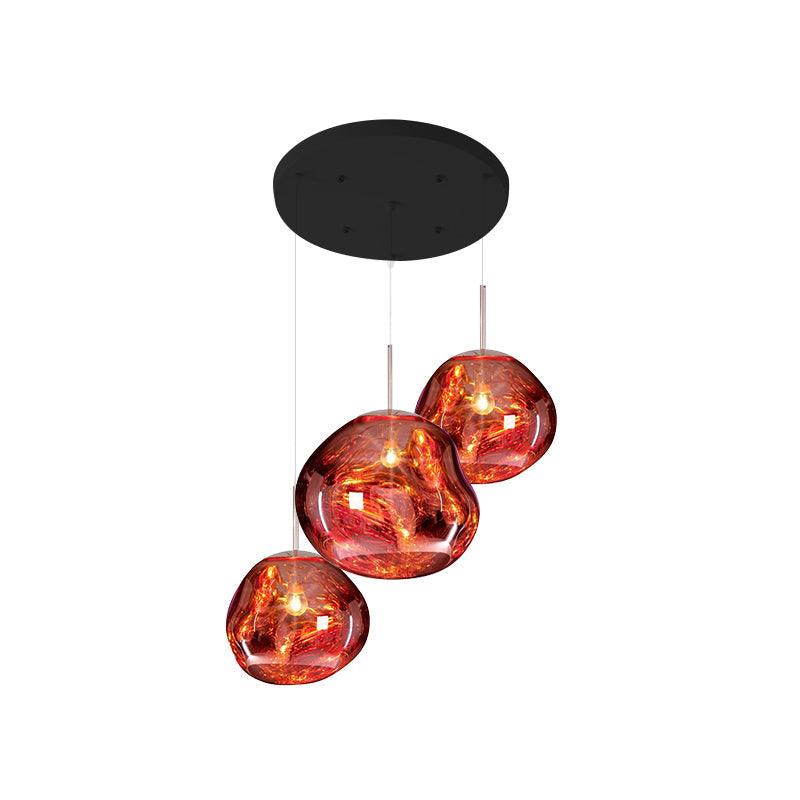Multi Lava Round Chandelier - Image 92