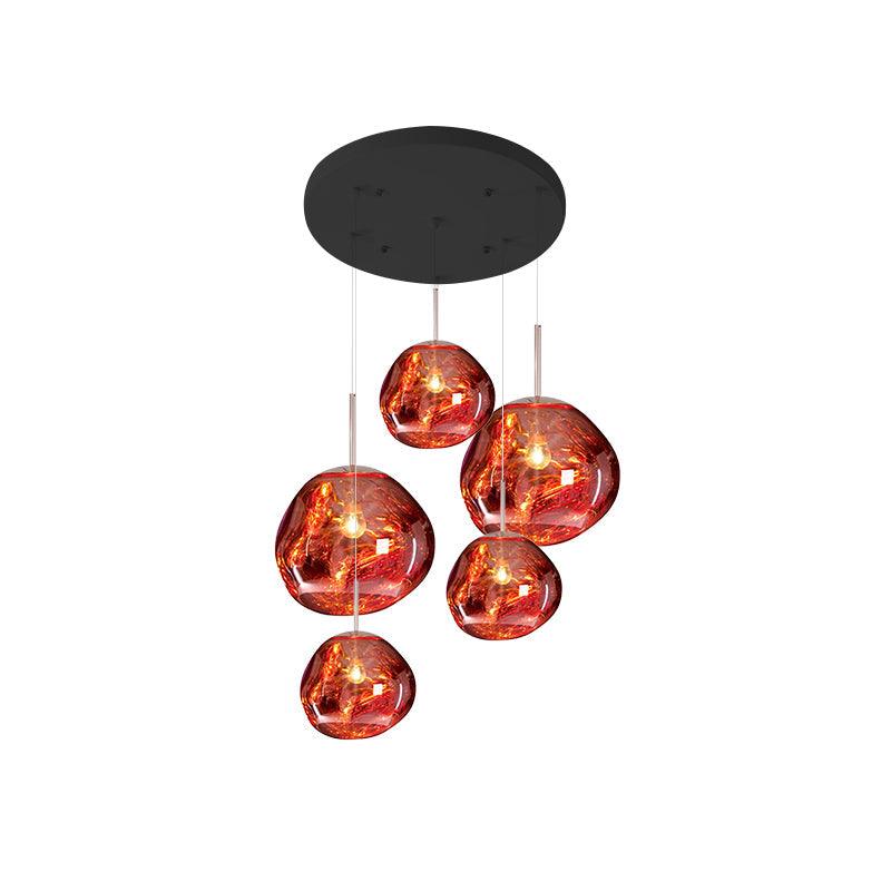 Multi Lava Round Chandelier - Image 95