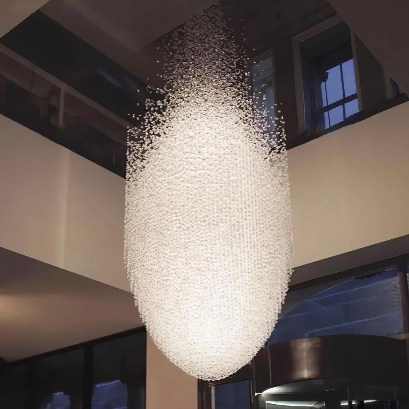 Crystal Stone Crystal Spiral Chandelier - Image 19