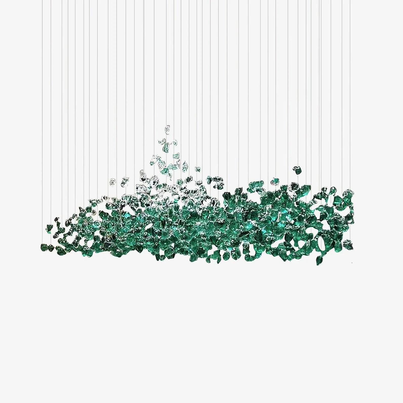 Crystal Stone Crystal Spiral Chandelier - Image 51