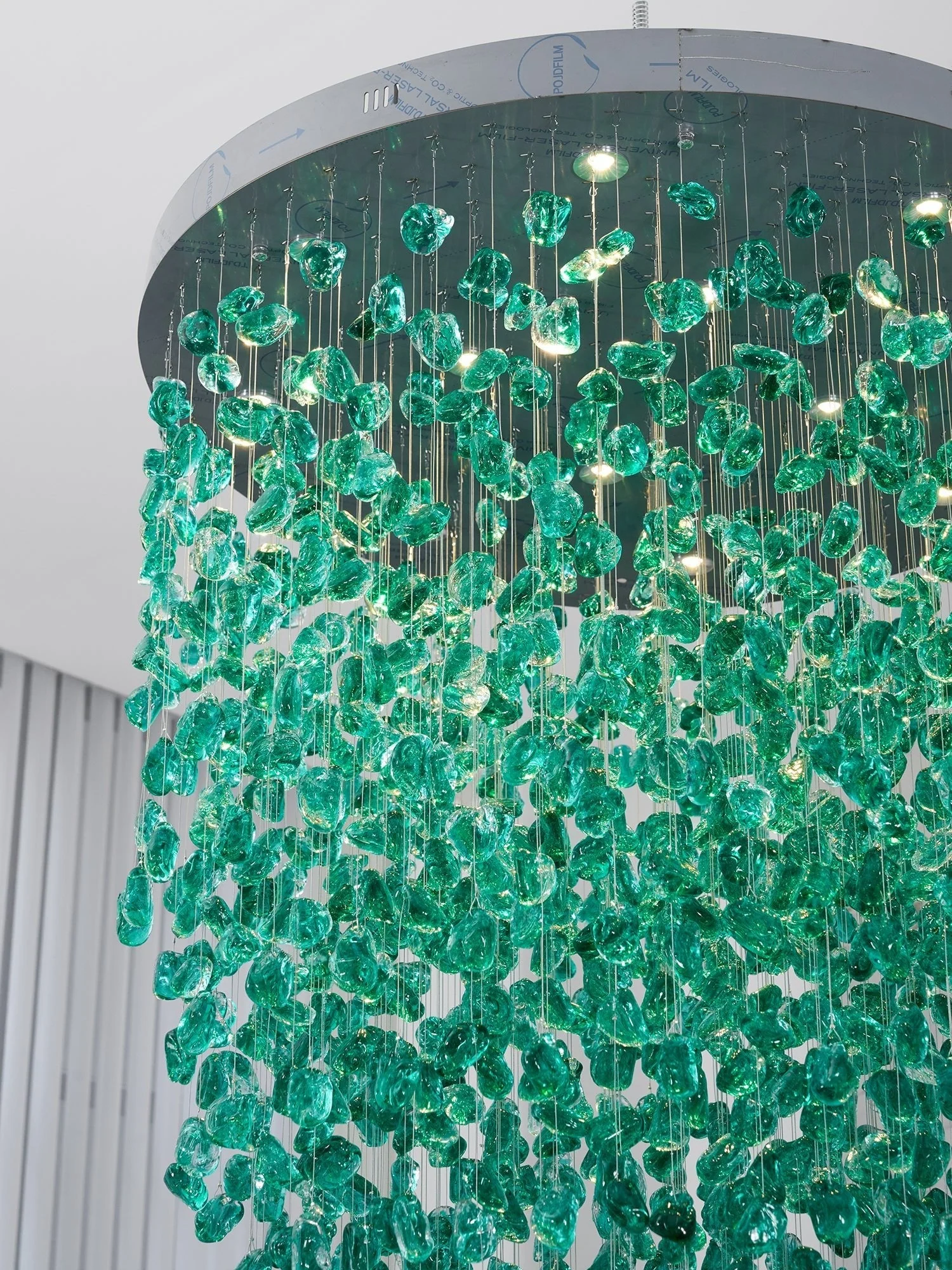 Crystal Stone Crystal Spiral Chandelier - Image 59