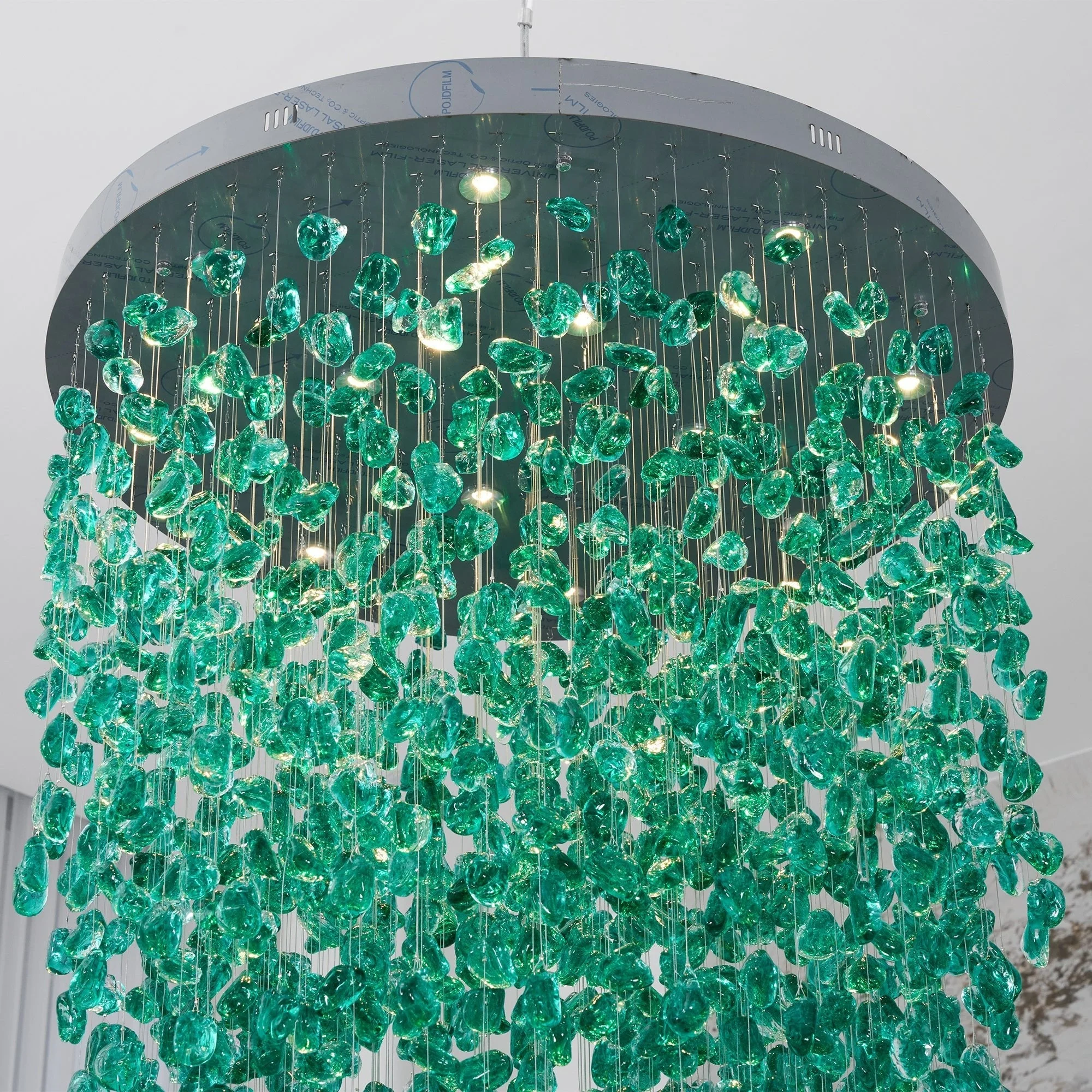 Crystal Stone Crystal Spiral Chandelier - Image 60