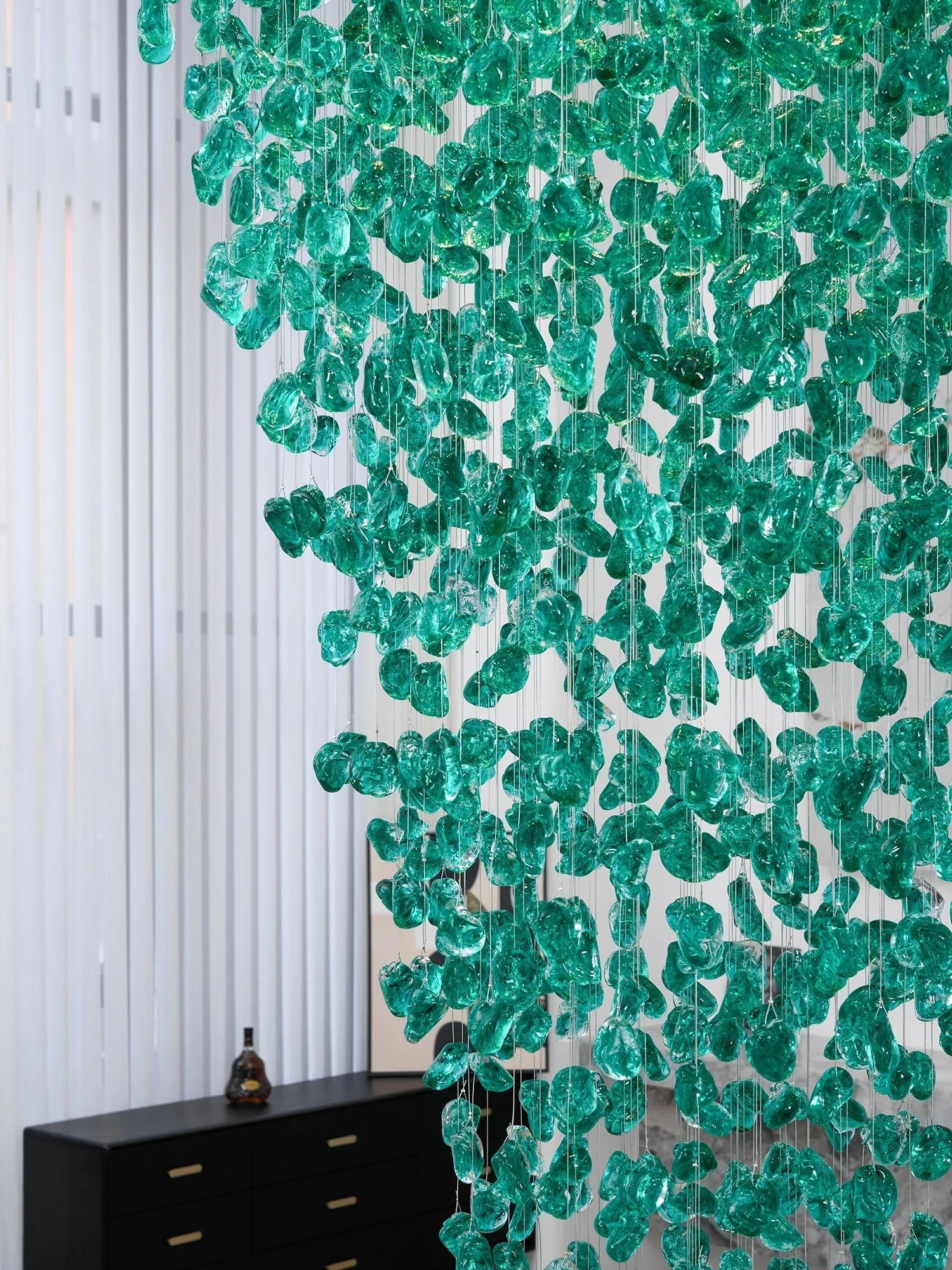 Crystal Stone Crystal Spiral Chandelier - Image 61