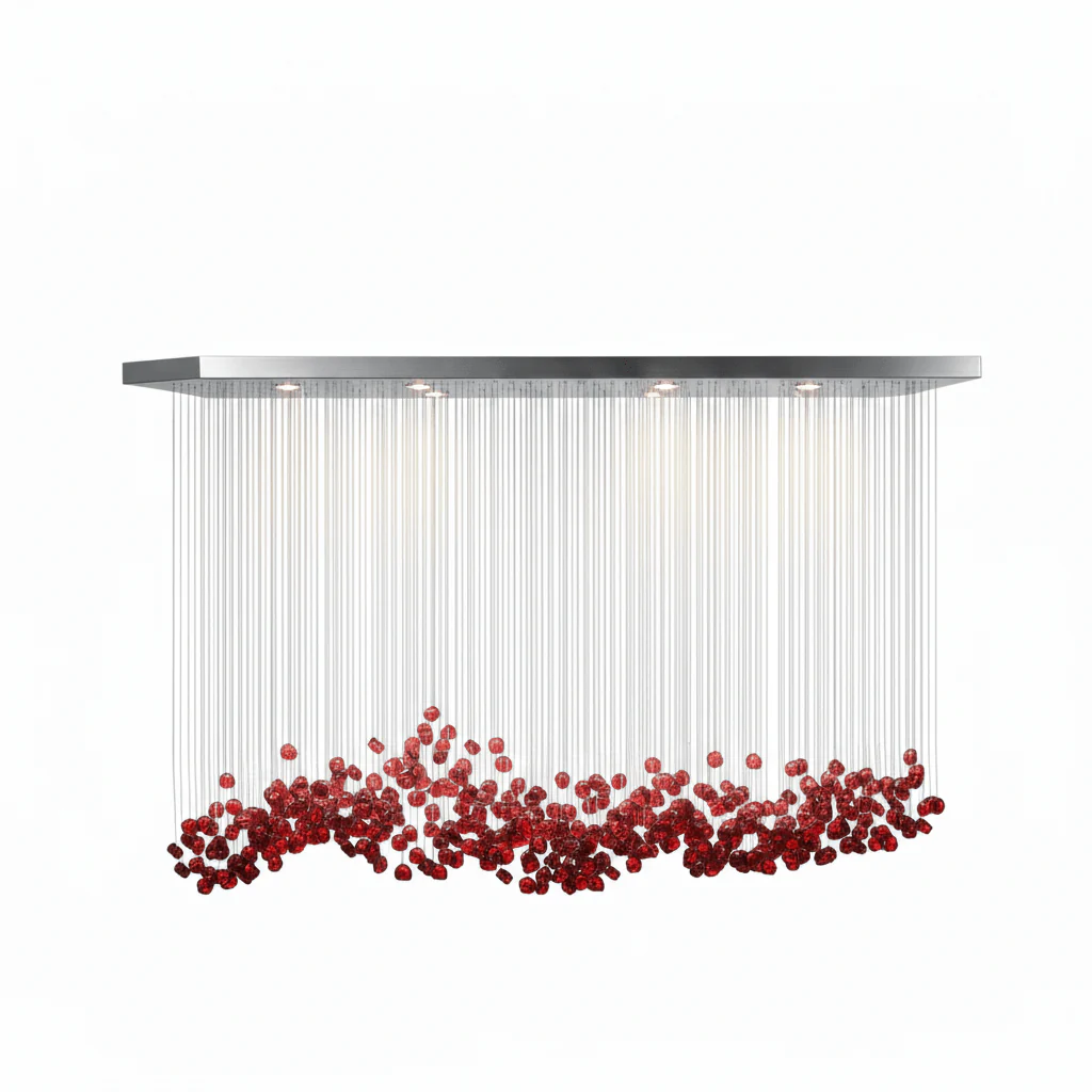 Crystal Stone Crystal Spiral Chandelier - Image 69