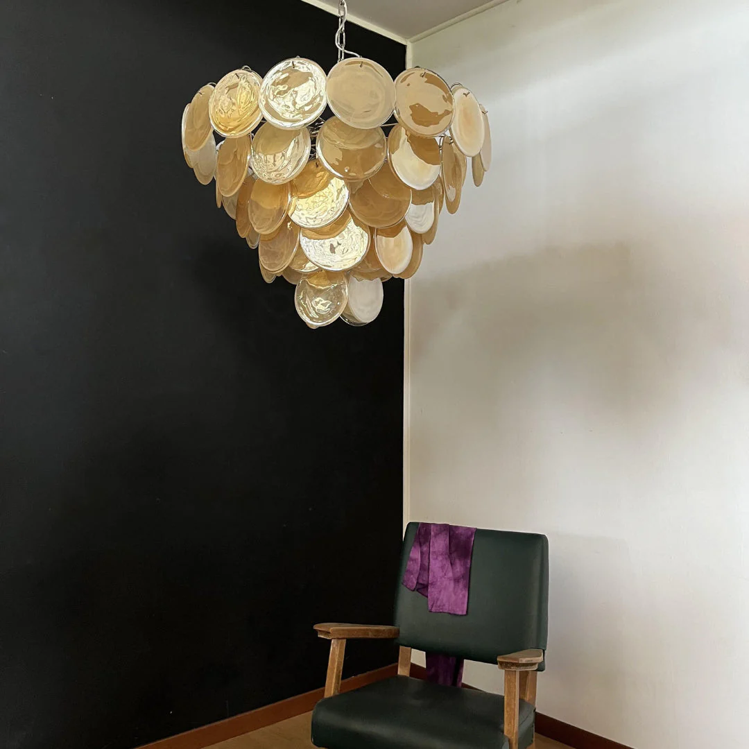 Murano Chandelier 57 Gold - Image 10
