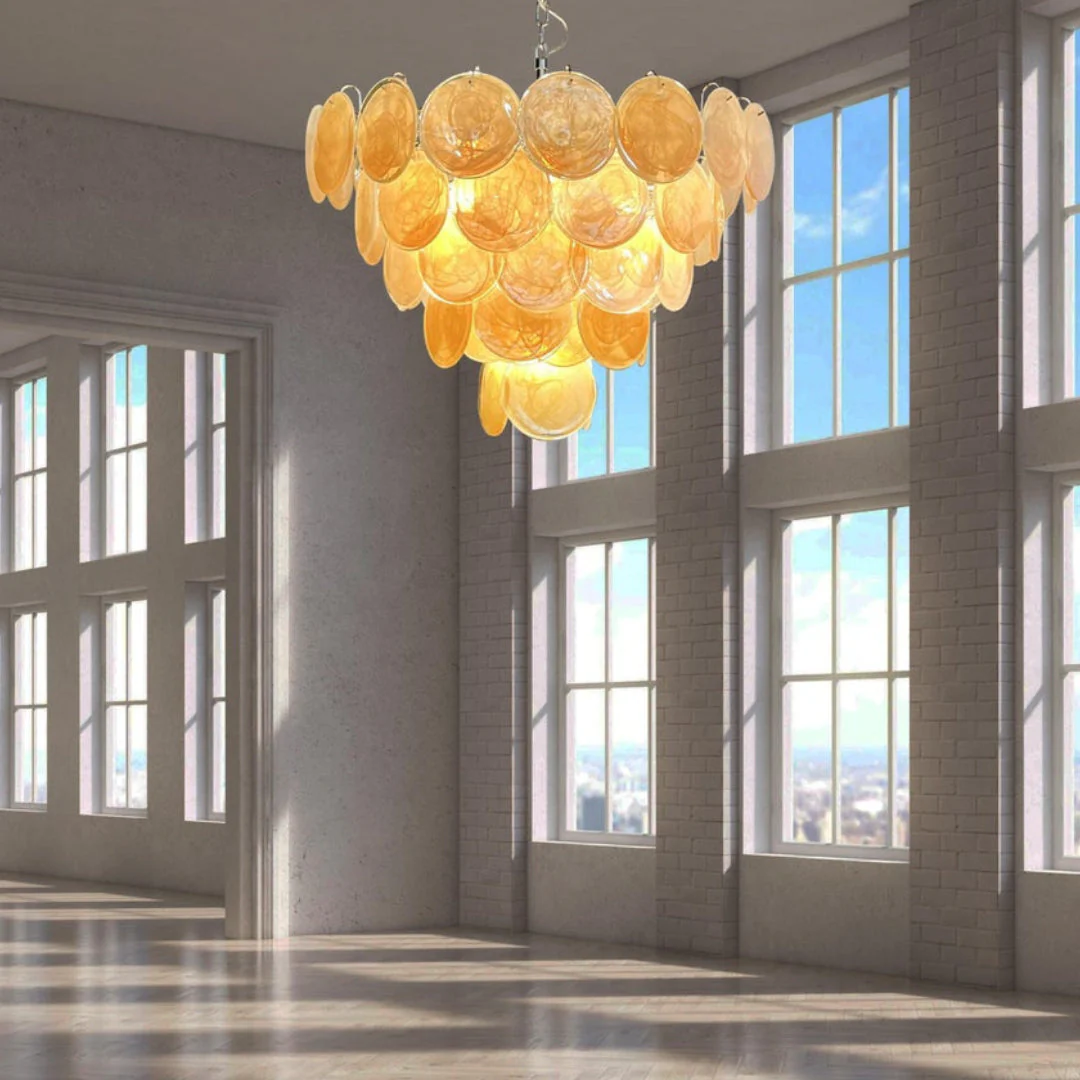 Murano Chandelier 57 Gold - Image 11