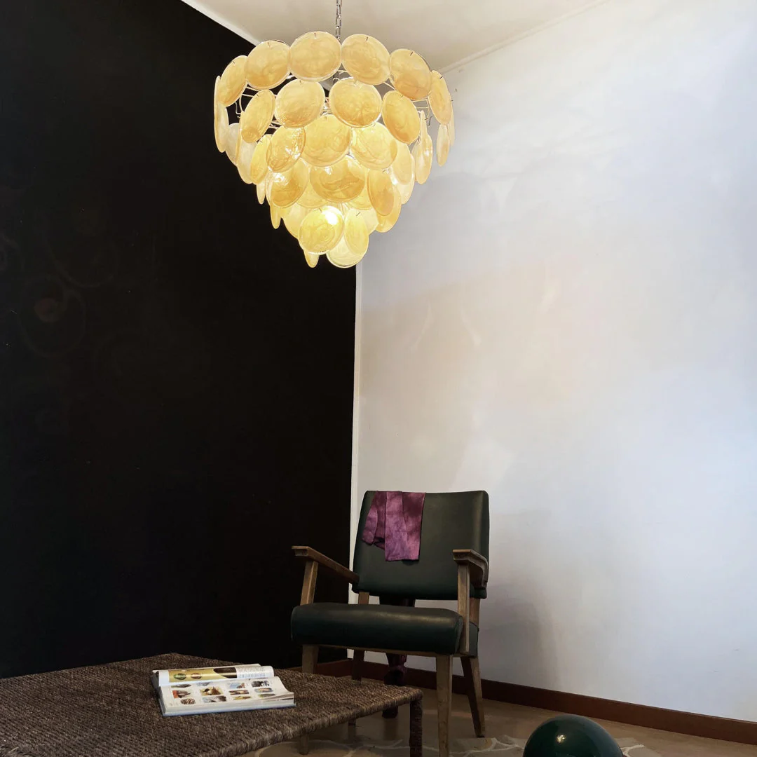 Murano Chandelier 57 Gold - Image 12