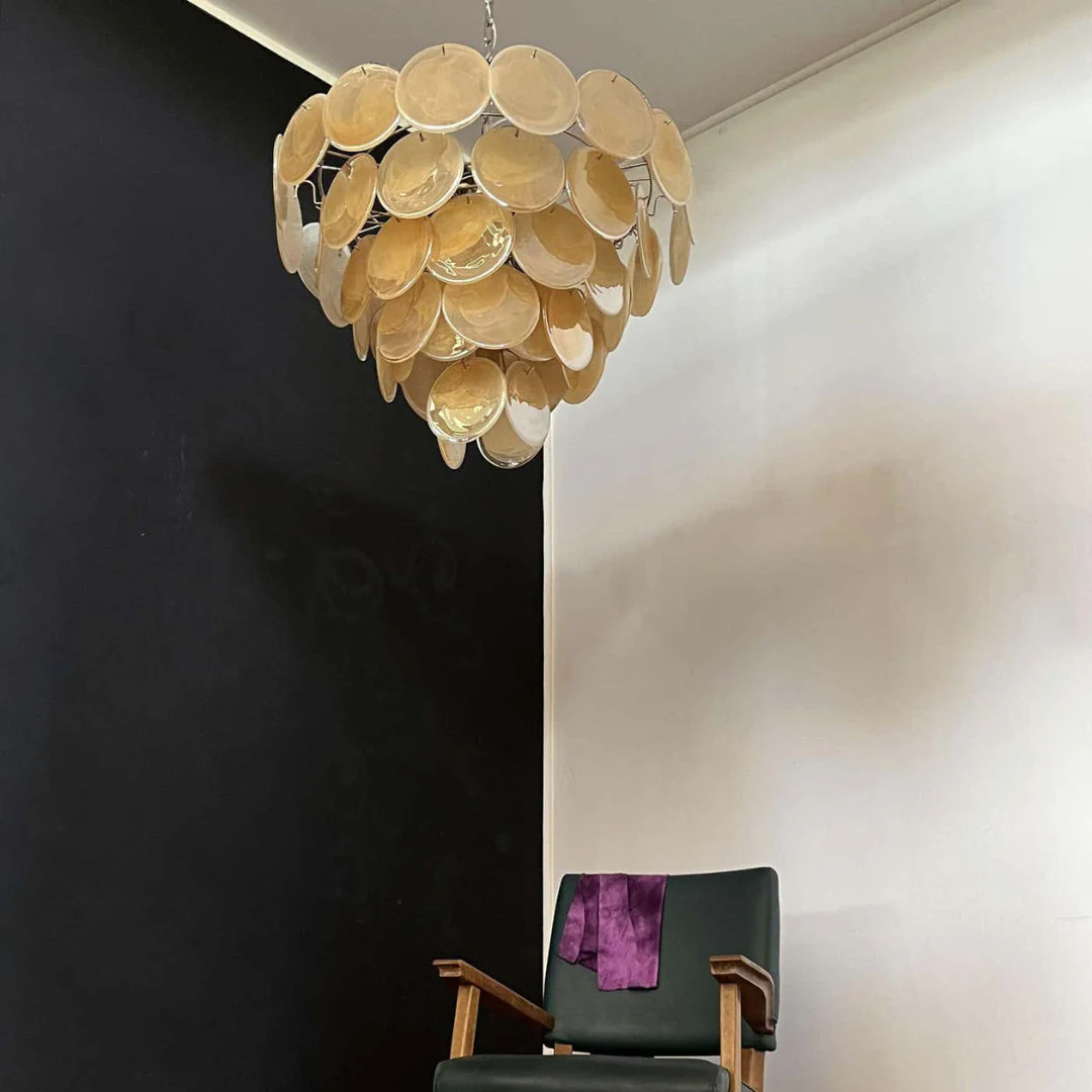 Murano Chandelier 57 Gold - Image 13