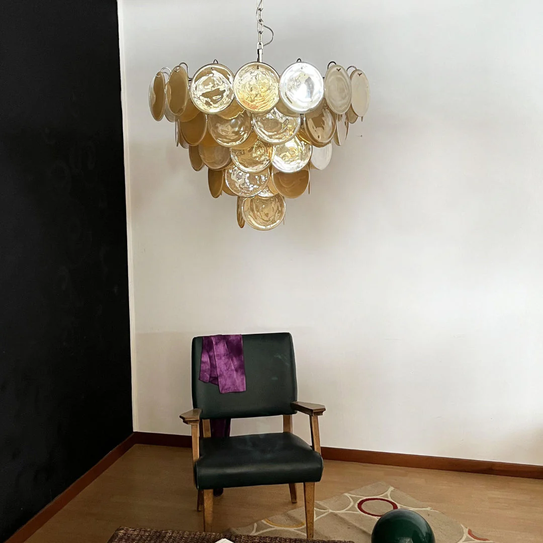 Murano Chandelier 57 Gold - Image 14