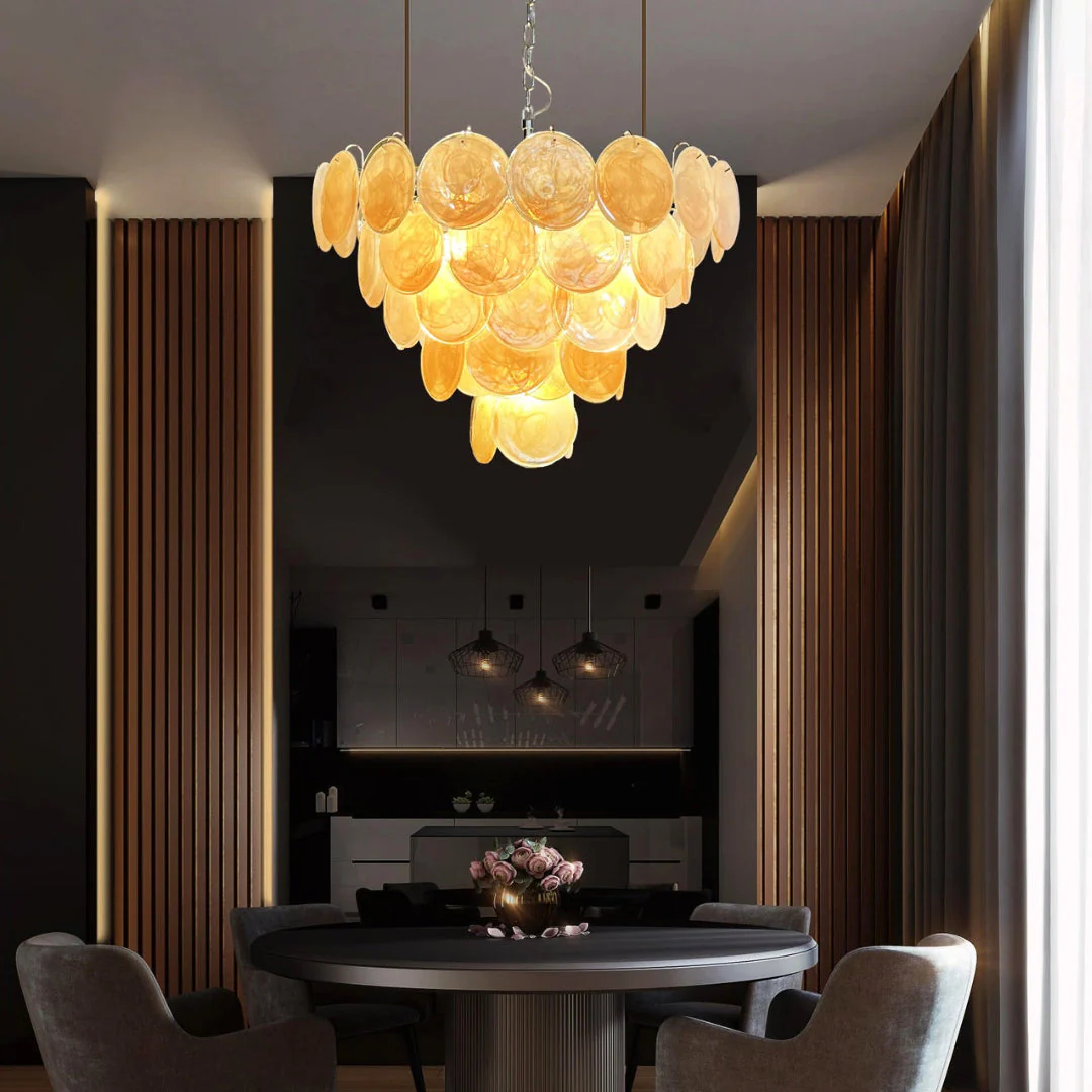 Murano Chandelier 57 Gold - Image 3