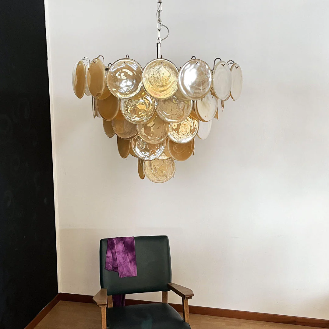 Murano Chandelier 57 Gold - Image 4