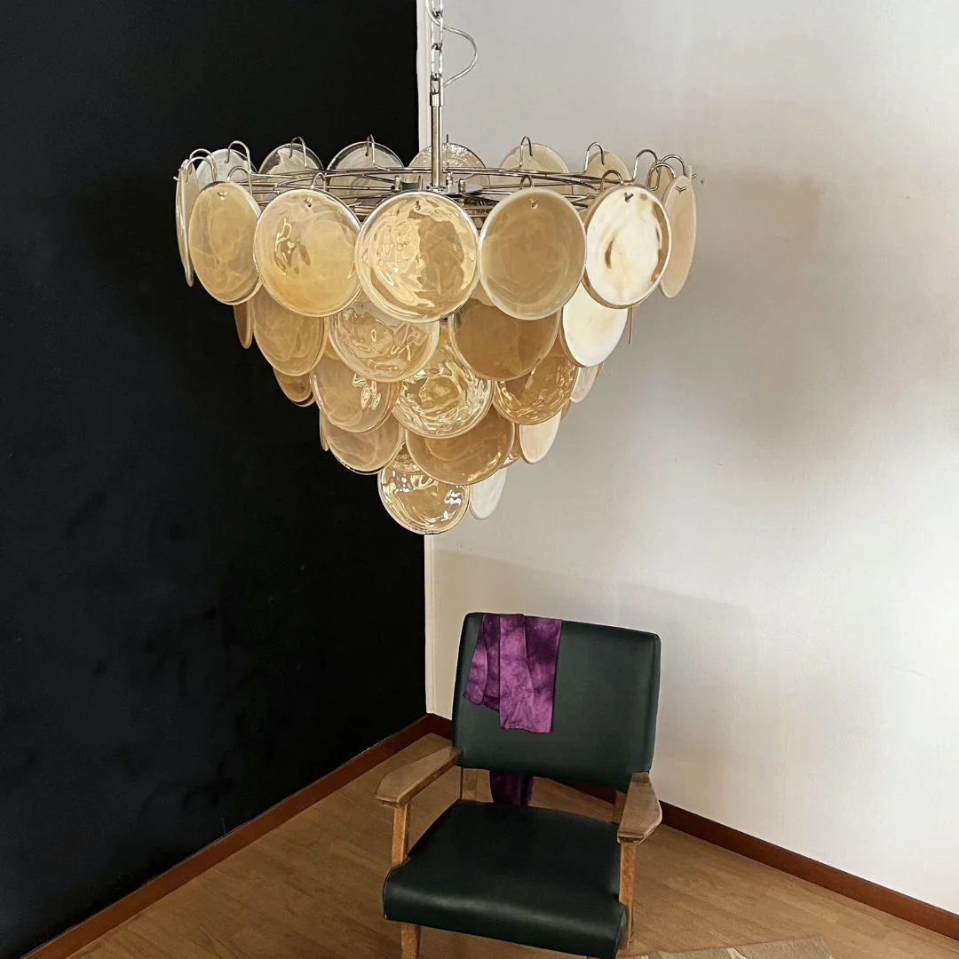 Murano Chandelier 57 Gold - Image 5