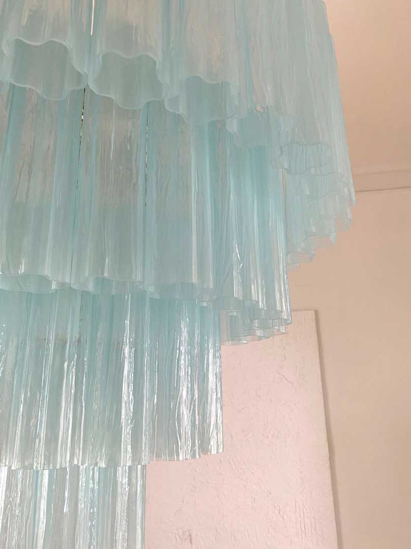 Murano Chandelier Opal Glass - Image 2