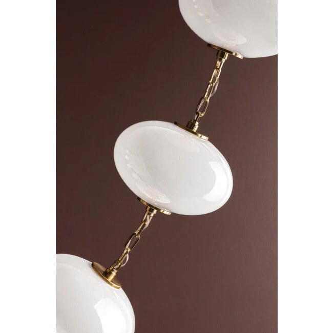 Lattice Glass Chandelier - Image 3