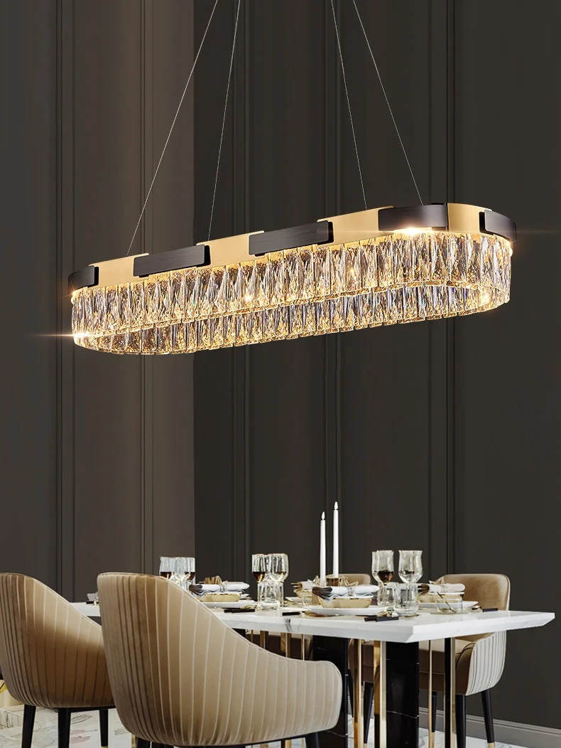 New Designer Recommended Modern Light Luxury Round/Oval Crystal Chandelier for Living Room/Dining Room - Image 10