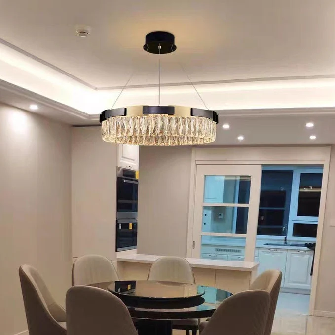 New Designer Recommended Modern Light Luxury Round/Oval Crystal Chandelier for Living Room/Dining Room - Image 3